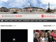 Tablet Screenshot of mohelnickatelevize.cz